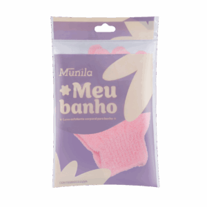 Luva Esfoliante – Meu Banho – Rosa
