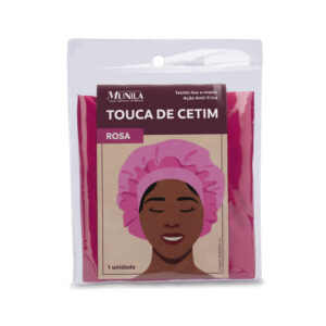 Touca de Cetim – Rosa