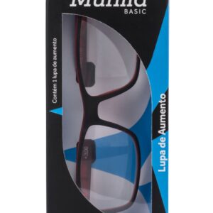Lupa de Leitura Masculina – Basic – Vermelha